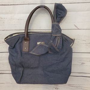 Kate Spade Denim Tote with Bow